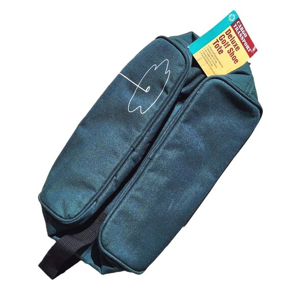 Vintage Ohio Bag Cargo Transport Deluxe Golf Shoe Tote Green PB98 H6501 - Picture 6 of 8